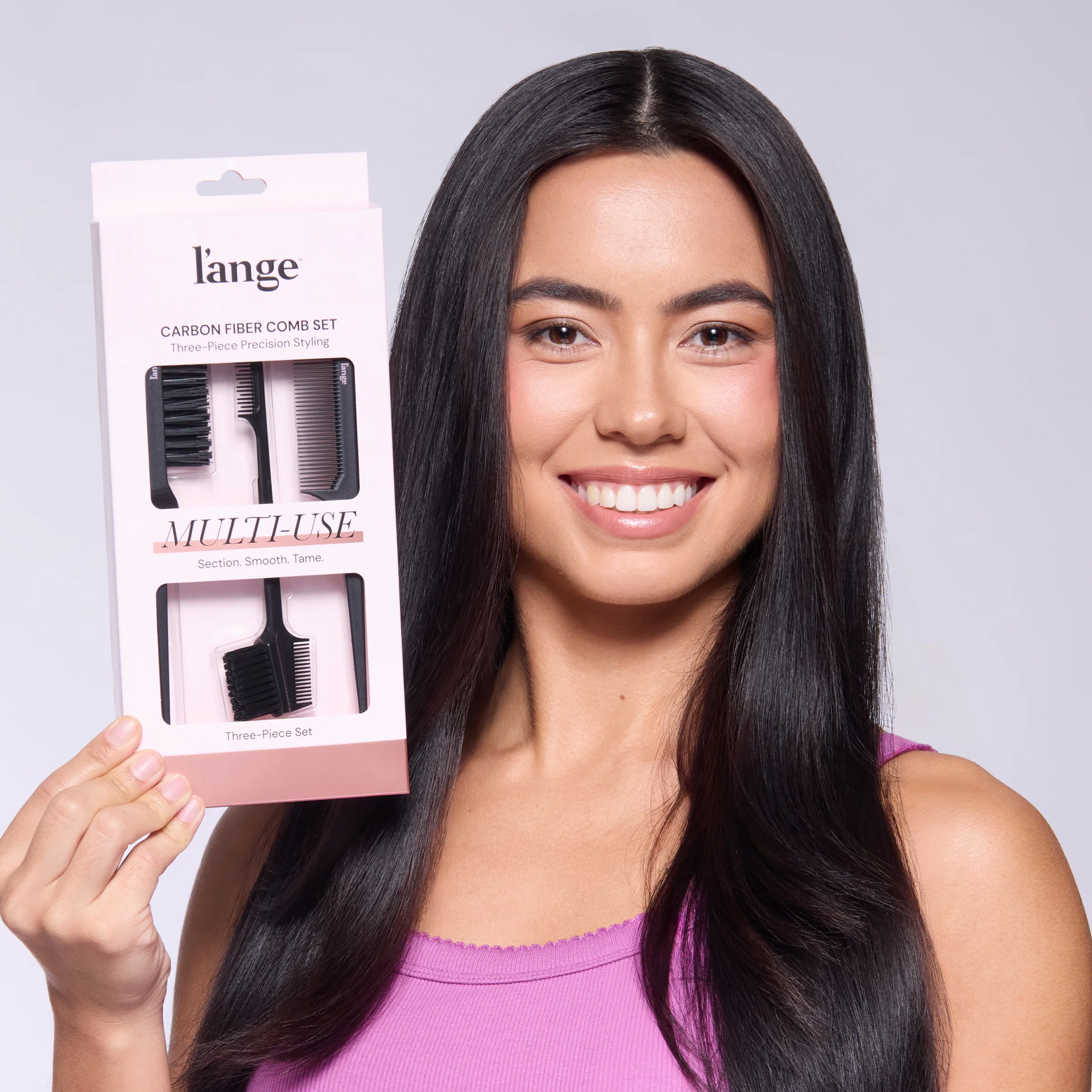 Carbon Fiber Comb Set -Three-Piece Precision Styling - Image 5