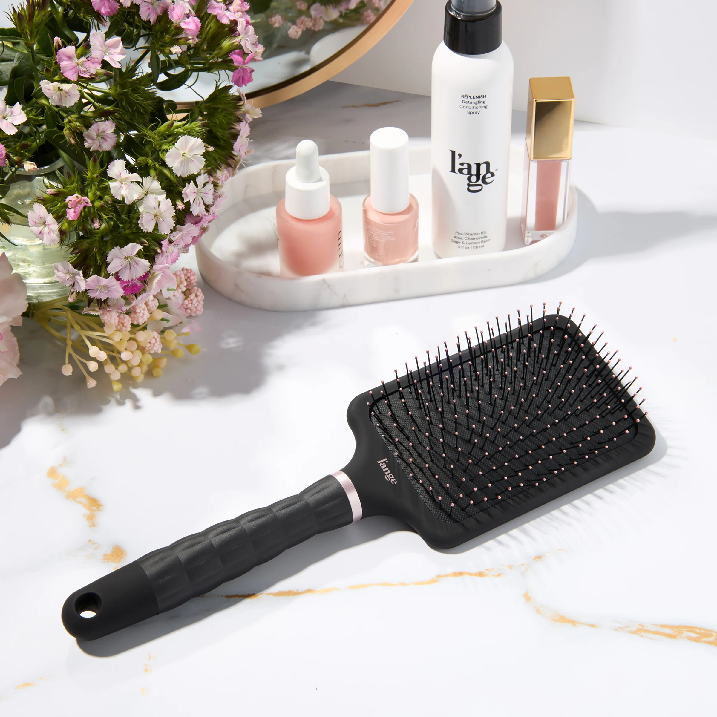 Detangling Paddle Brush - Nylon Bristles - Image 8