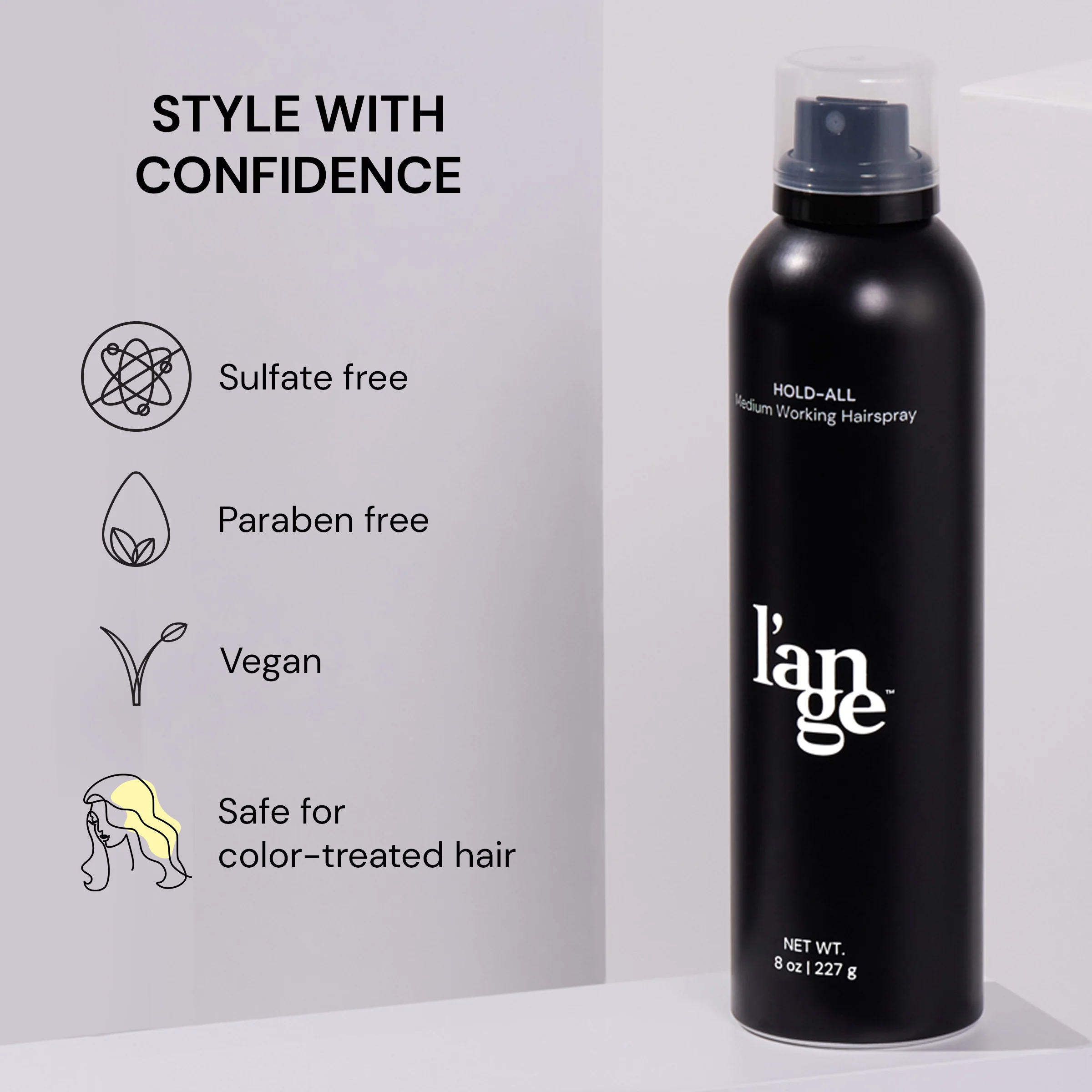 Hold-All Medium Working Hairspray - Image 13
