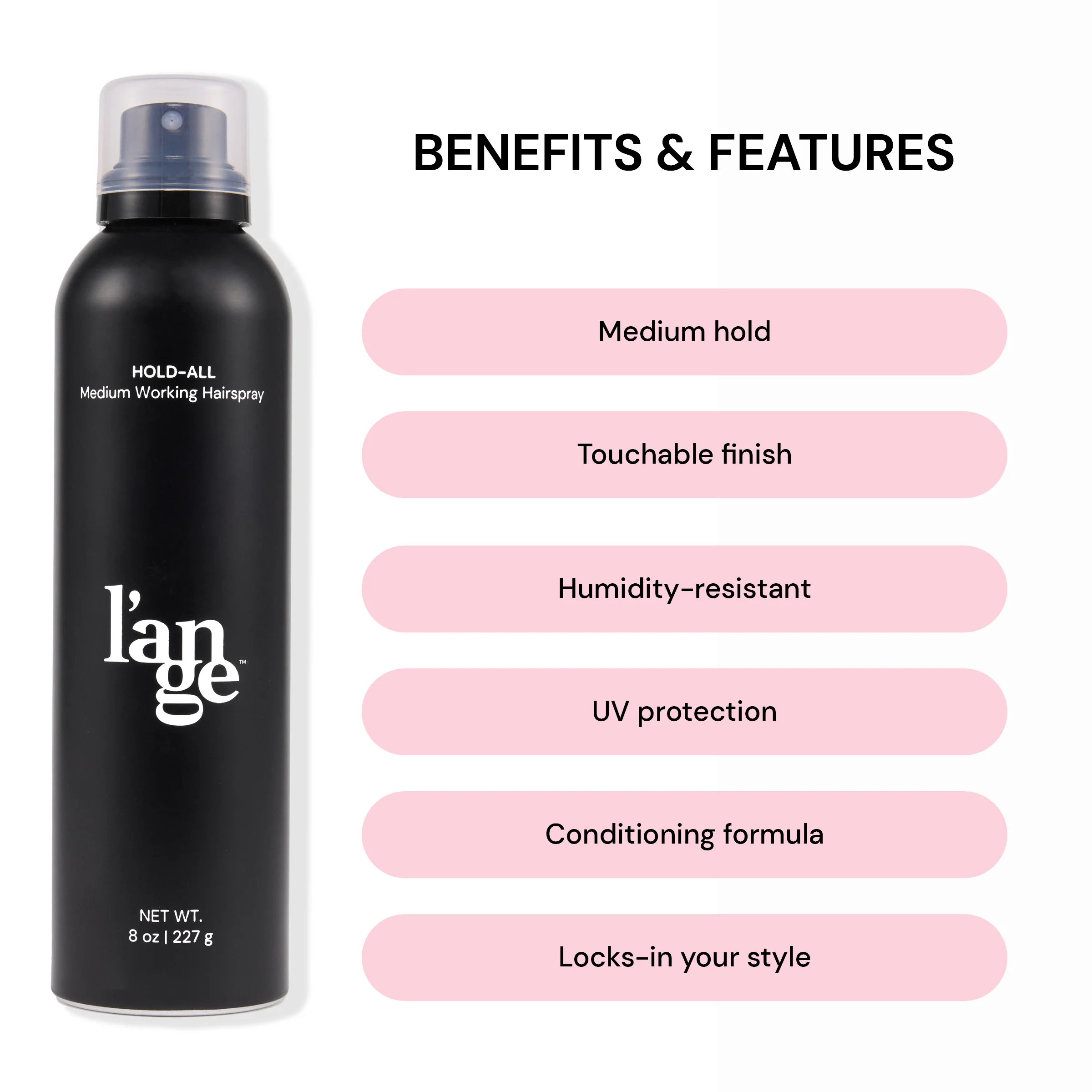 Hold-All Medium Working Hairspray - Image 15
