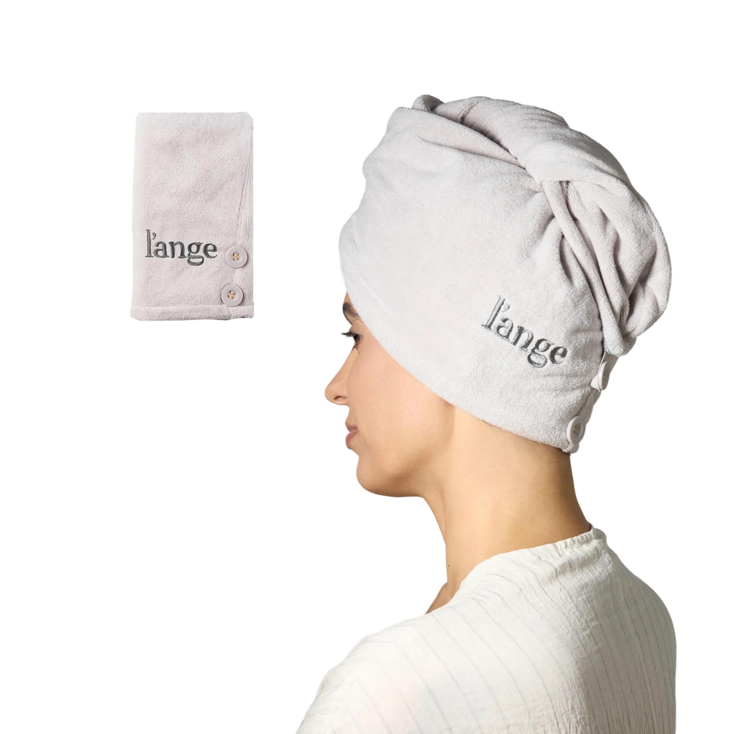 Hair Wrap Towel Medium Lightweight Microfiber - Image 5