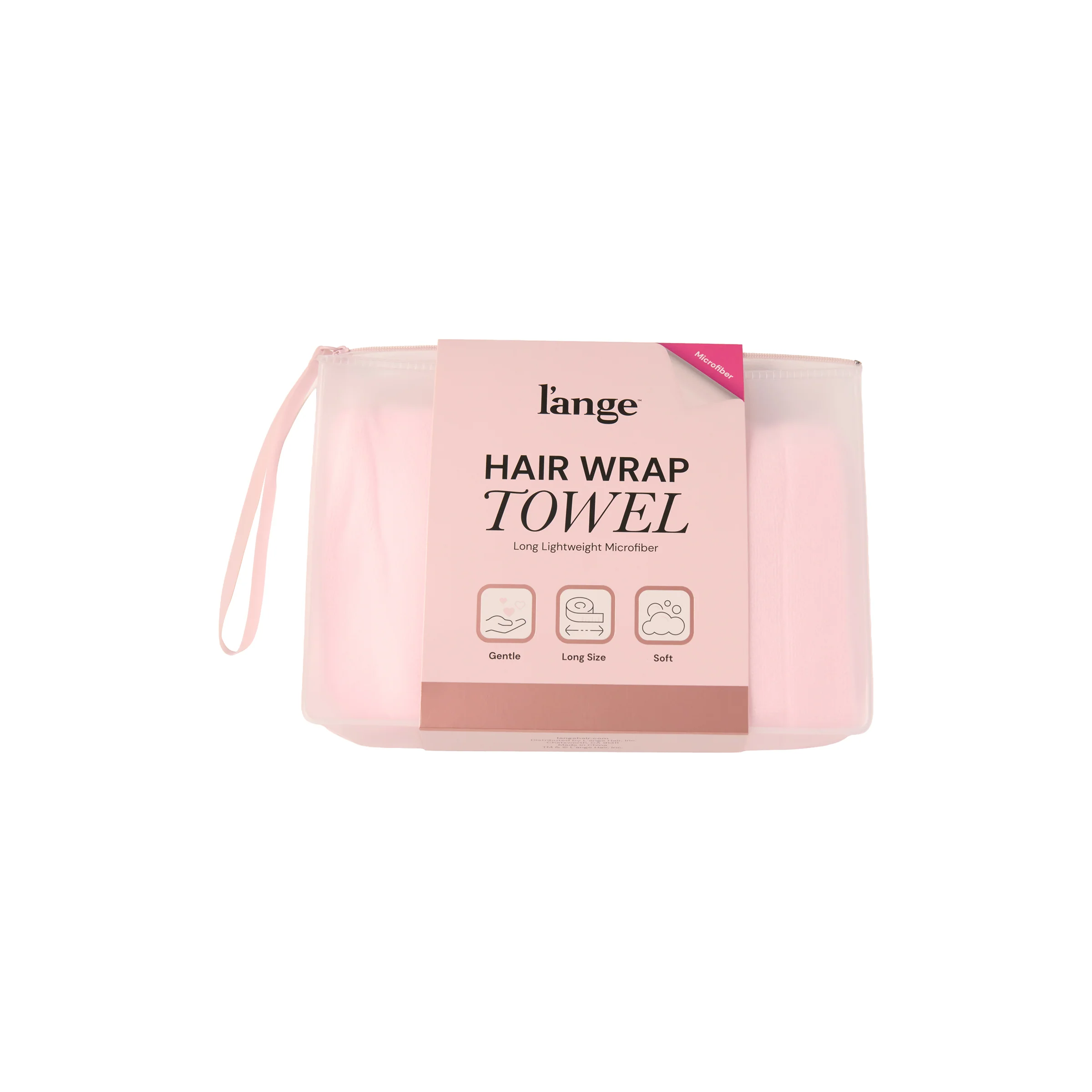 Hair Wrap Towel Long Lightweight Microfiber - Image 2