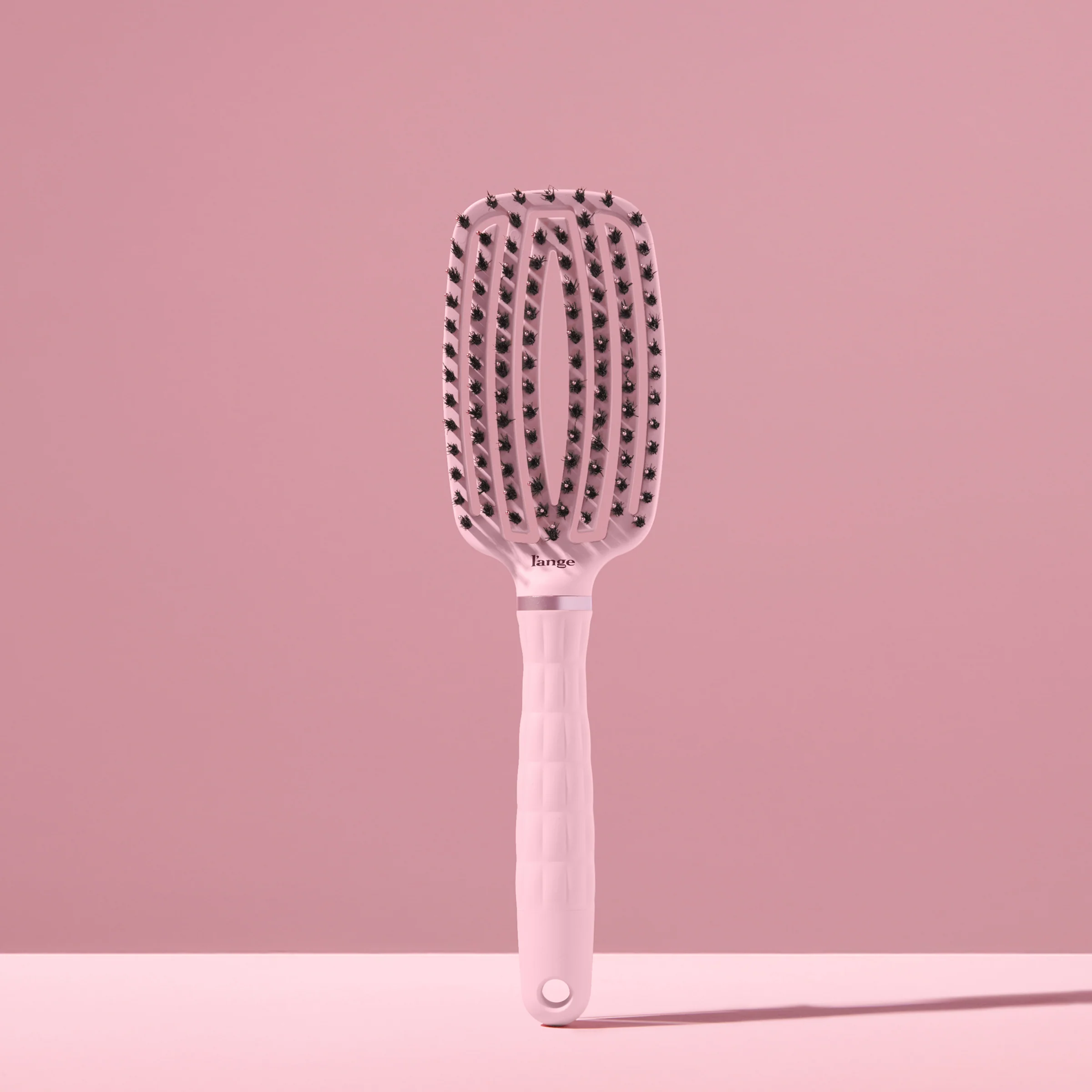 Vented Paddle Brush - Nylon Bristles with Boar - Image 3