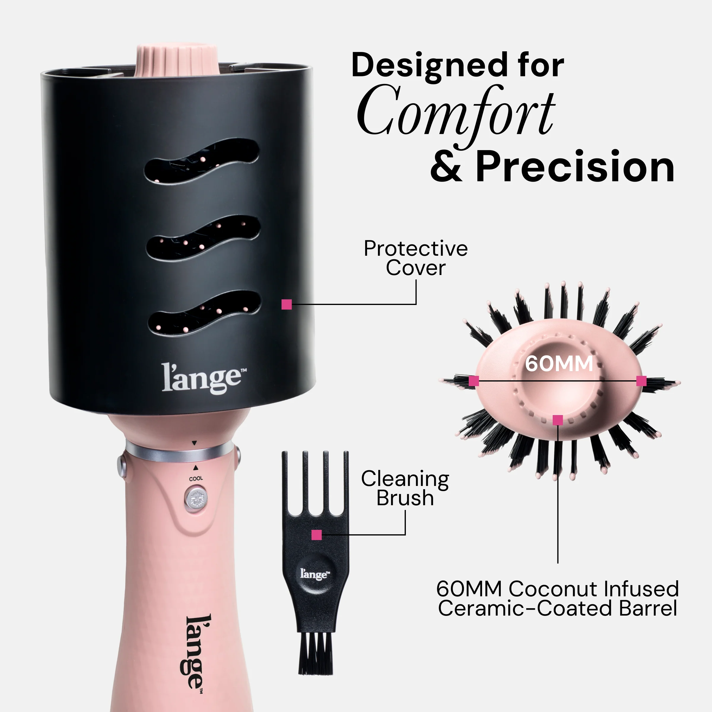 VolumeBoost 60mm 2-in-1 Ceramic Volumizing Brush Dryer - Image 5