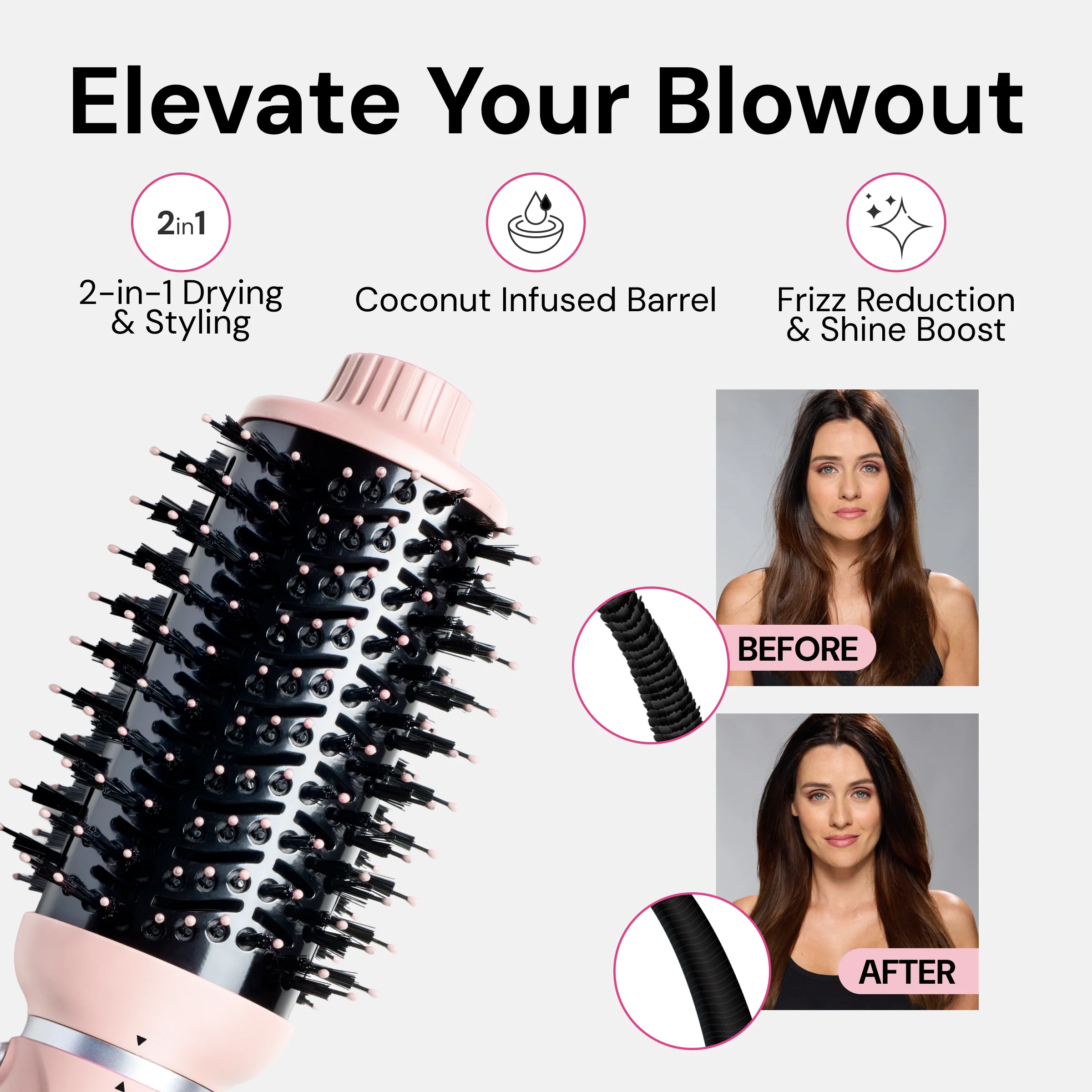 VolumeBoost 60mm 2-in-1 Ceramic Volumizing Brush Dryer - Image 6